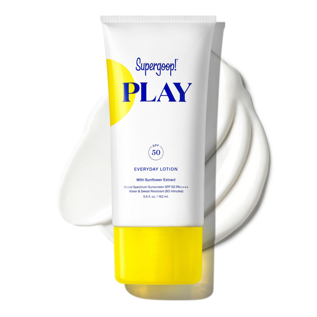 Supergoop! PLAY Everyday Lotion SPF 50 - Broad Spectrum Body & Face Sunscreen - Great for Active Days - Fast Absorbing - FENGGESTORE20