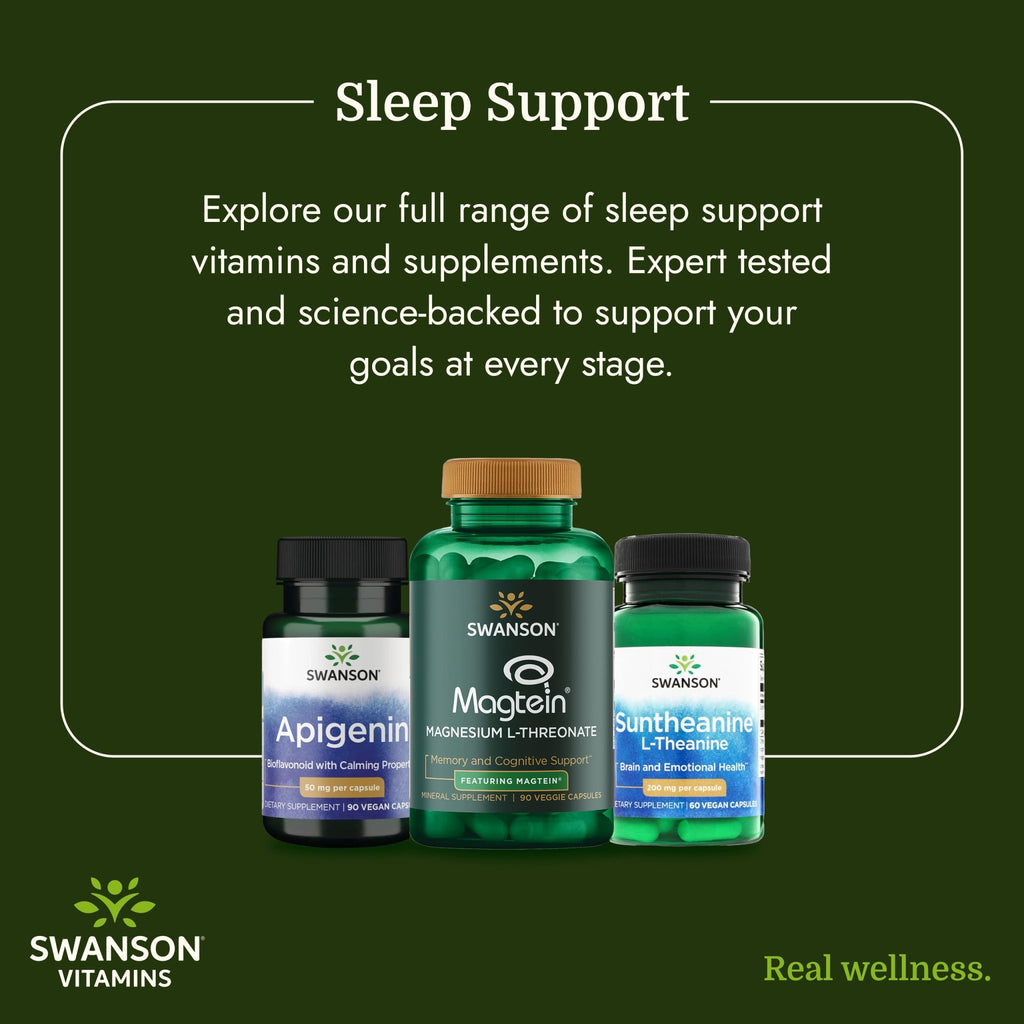 Swanson Apigenin – Sleep and Relaxation Supplement – Natural Support – 90 Caps, 50 mg (Packaging may Vary) - FENGGESTORE20