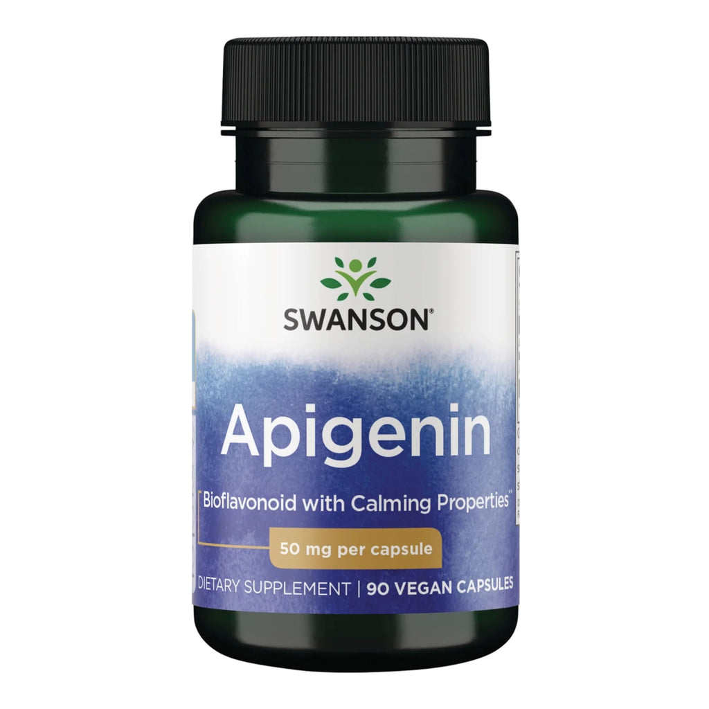 Swanson Apigenin – Sleep and Relaxation Supplement – Natural Support – 90 Caps, 50 mg (Packaging may Vary) - FENGGESTORE20