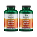Swanson Balance B-50 High-Potency B Vitamin Complex for Busy Adults Seeking Immune, Heart, and Nervous System Support (250 Capsules) - FENGGESTORE20