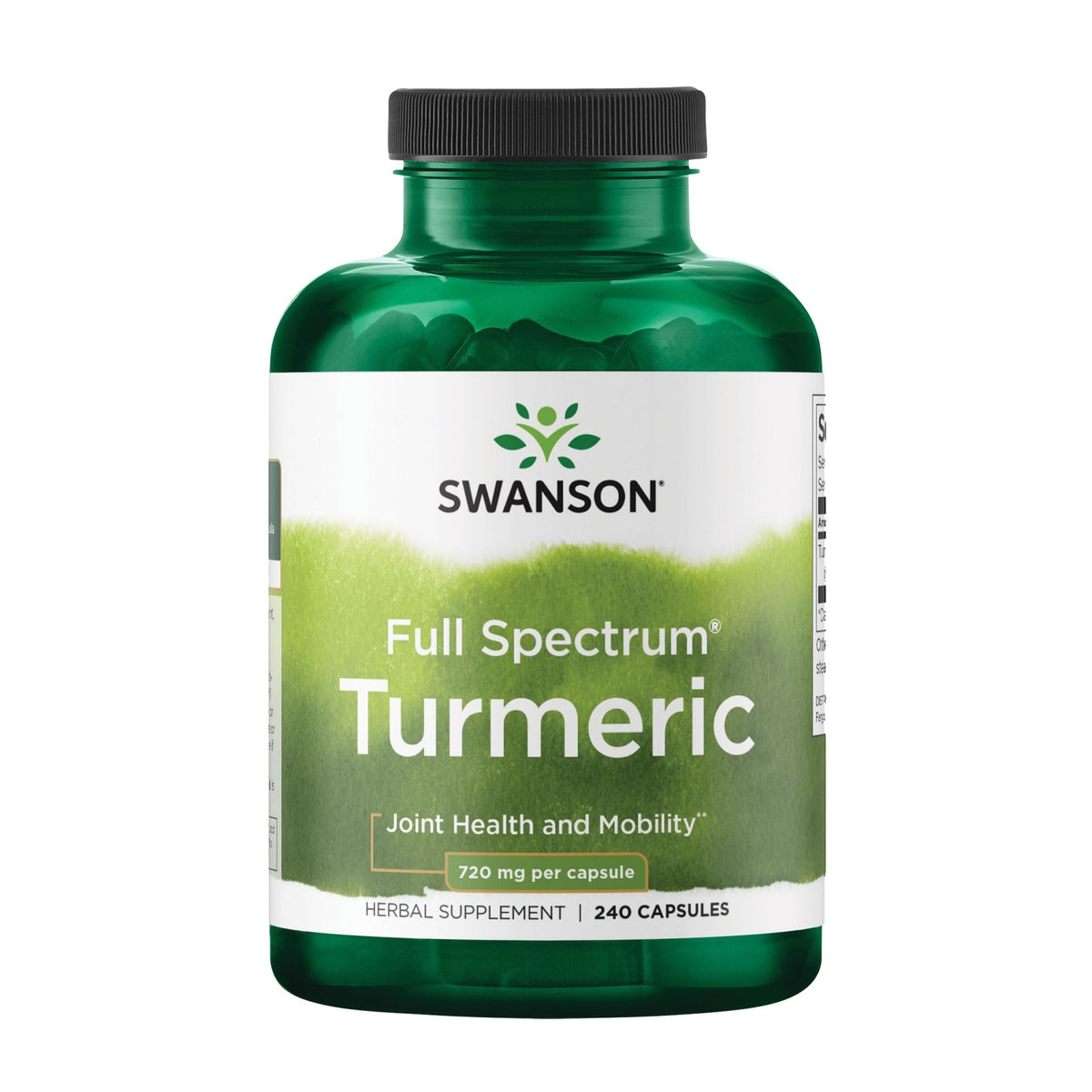 Swanson Full Spectrum Turmeric Curcumin Joint, Liver, and Digestive Support Supplement for Active Adults - Non-GMO - FENGGESTORE20