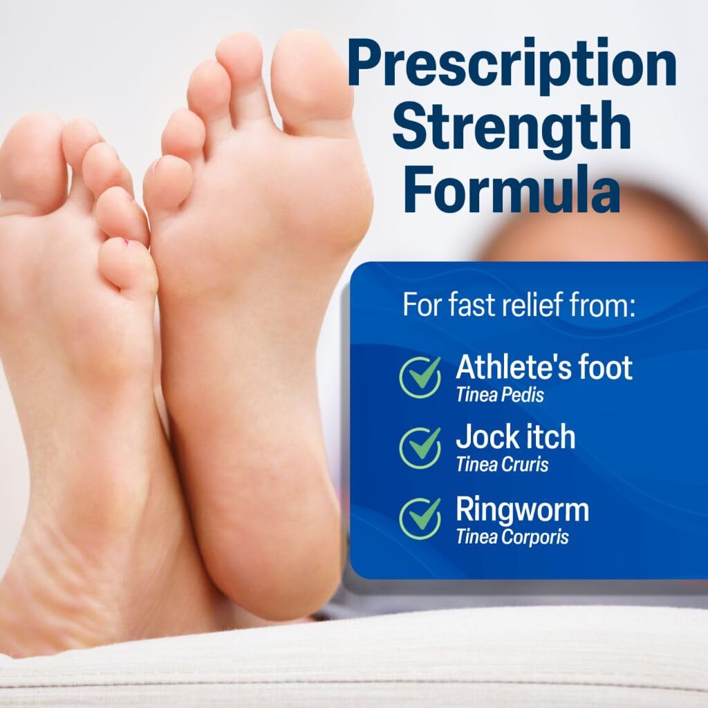 TARO Terbinafine Hydrochloride antifungal Cream 1% - Athletes Foot Cream Extra Strength - FENGGESTORE20