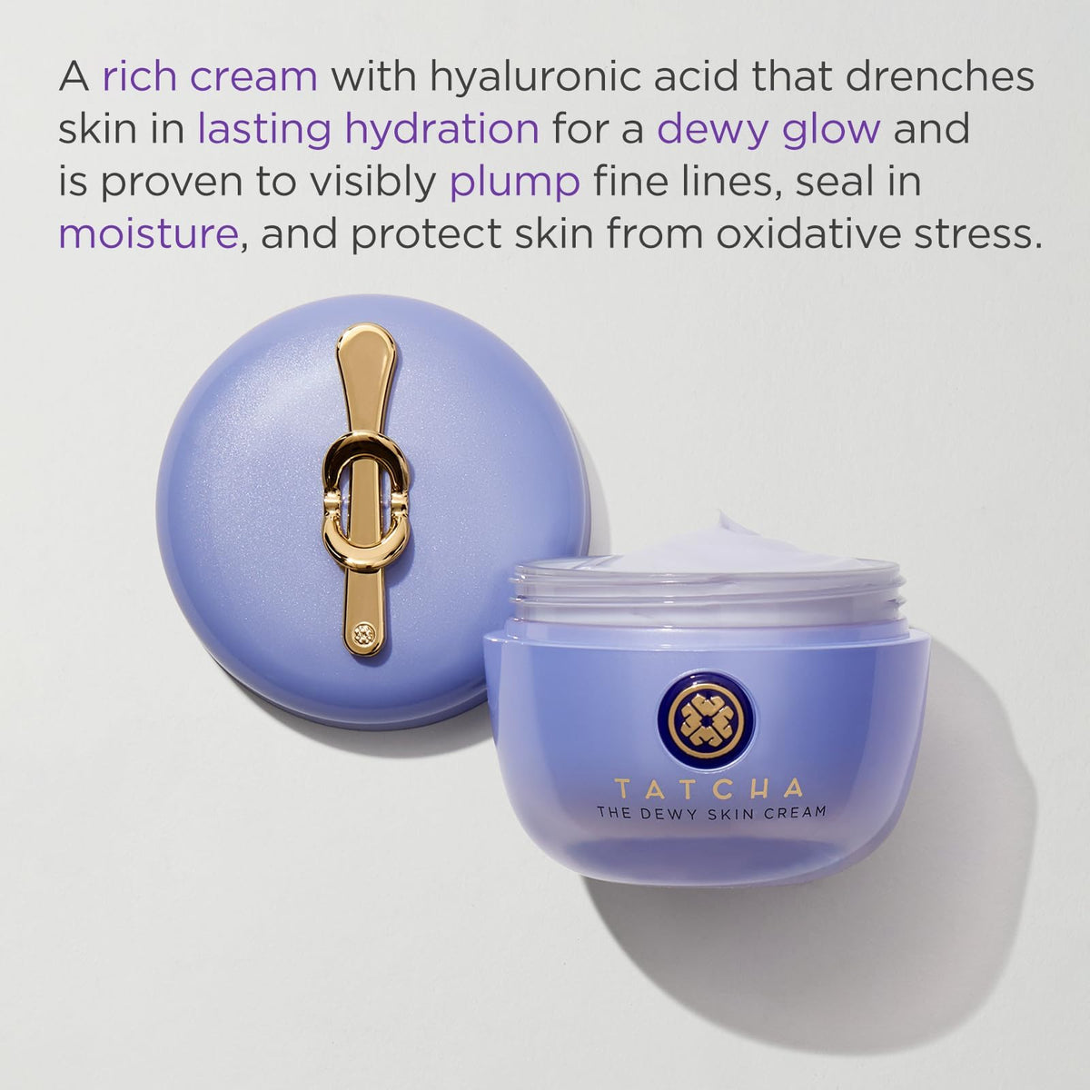 TATCHA The Dewy Skin Cream | Rich Face Cream to Hydrate, Plump and Protect Dry and Combo Skin, 50 ml | 1.7 oz - FENGGESTORE20