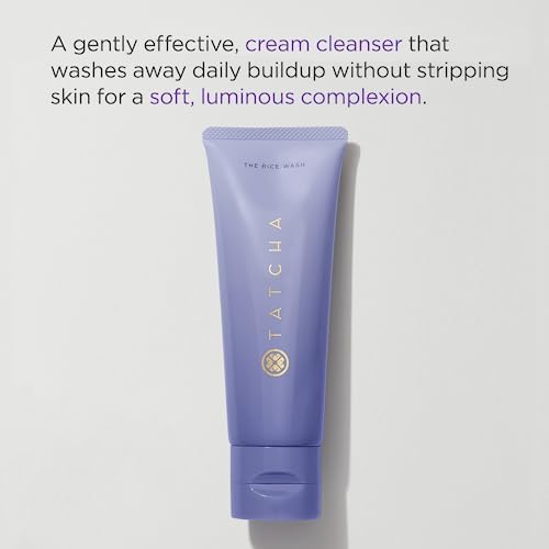 TATCHA The Rice Wash | Soft Cream Facial Cleanser Washes Away Buildup Without Stripping Skin For A Soft, Luminous Complexion | 4 oz - FENGGESTORE20