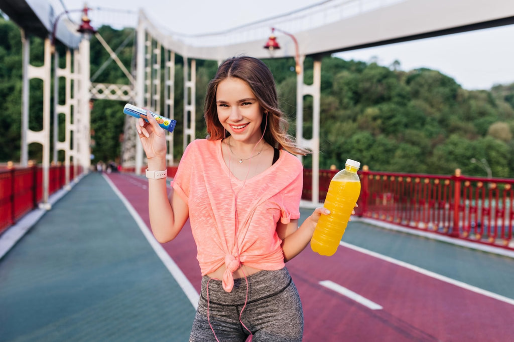 T&D German Elektrolyt Mix - 40 Fizzy Effervescent Tabelts - Orangeflavour - Sugarfree - Made in Germany - FENGGESTORE20