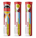 T&D German Iron 14 mg - 60 Vegan Drink Effervescent Tablets - Cherry Flavor - Made in Germany - FENGGESTORE20