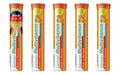 T&D German Multvitamin 10 Vitamins - 100 Vegan Drink Effervescent Tablets - Orange Flavor - Made in Germany - FENGGESTORE20