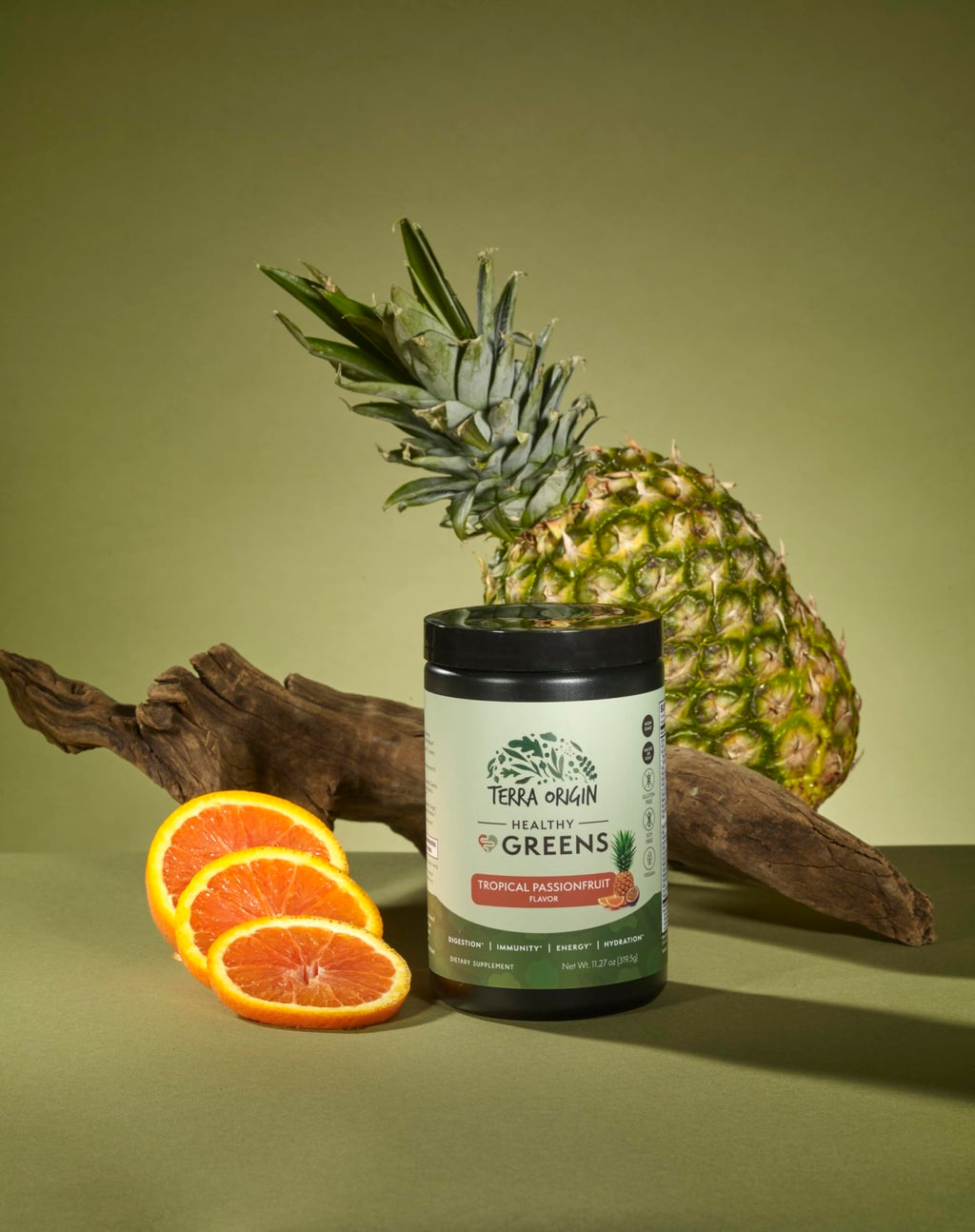 TERRA ORIGIN Healthy Greens Powder Supplement | Superfood Digestive Enzyme & Probiotic Blends | Immune, Gut, and Digestive Support for Women - FENGGESTORE20