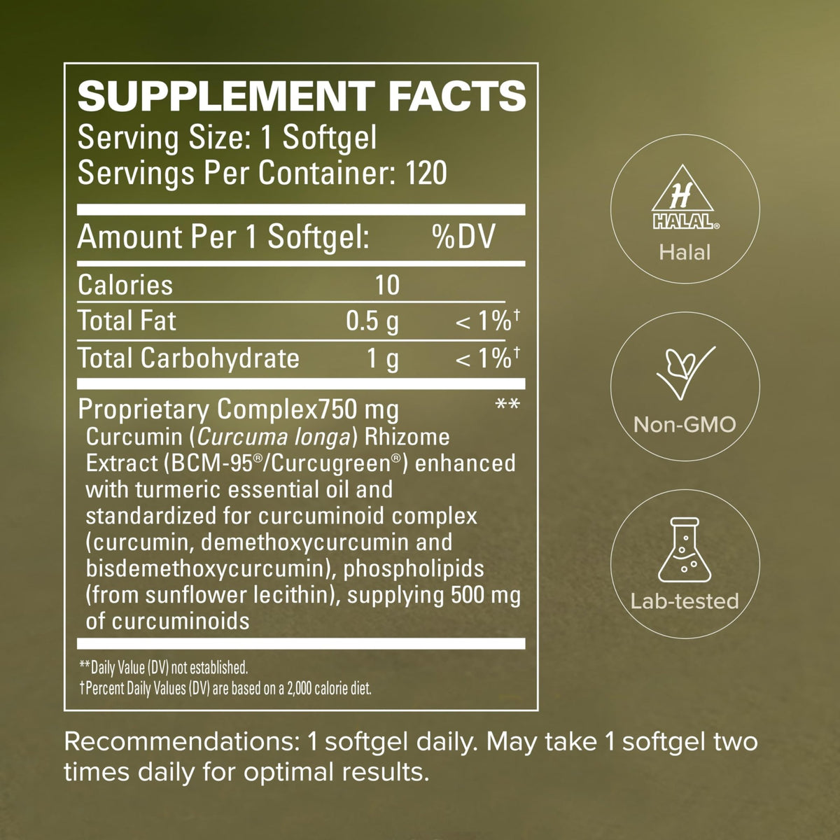Terry Naturally CuraMed 750 mg - Antioxidant Supplement for Brain & Heart Health Support - Supplement with High-Potency Curcumin Complex - Kidney, Liver - FENGGESTORE20