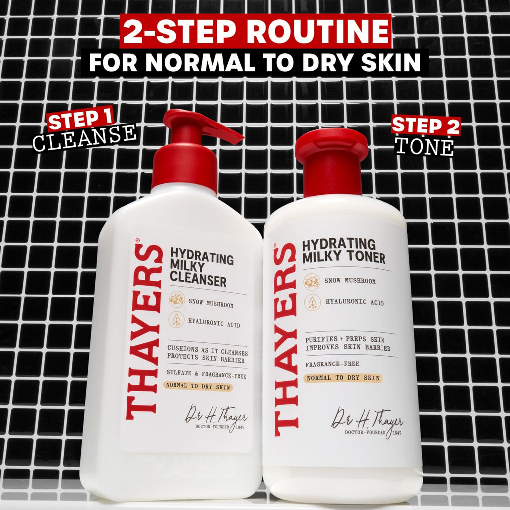 THAYERS Milky Face Toner Skin Care with Snow Mushroom Tremella and Hyaluronic Acid - FENGGESTORE20