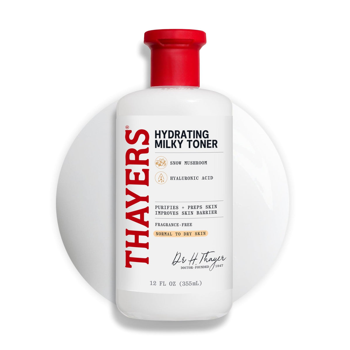 THAYERS Milky Face Toner Skin Care with Snow Mushroom Tremella and Hyaluronic Acid - FENGGESTORE20