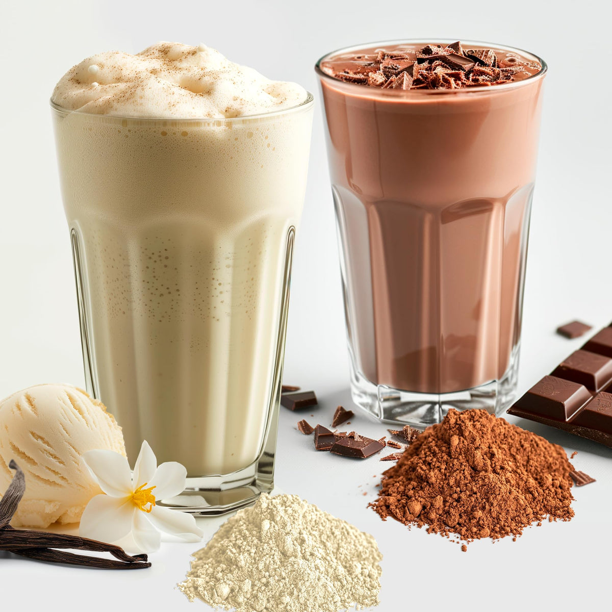 The Fittest Whole Feast Beef Protein Powder - Milk Chocolate - Grass Fed Nose to Tail Carnivore Blend Including Liver, Colostrum and Whole Bone - BCAAs - 14g Collagen, 21g Total Protein - FENGGESTORE20