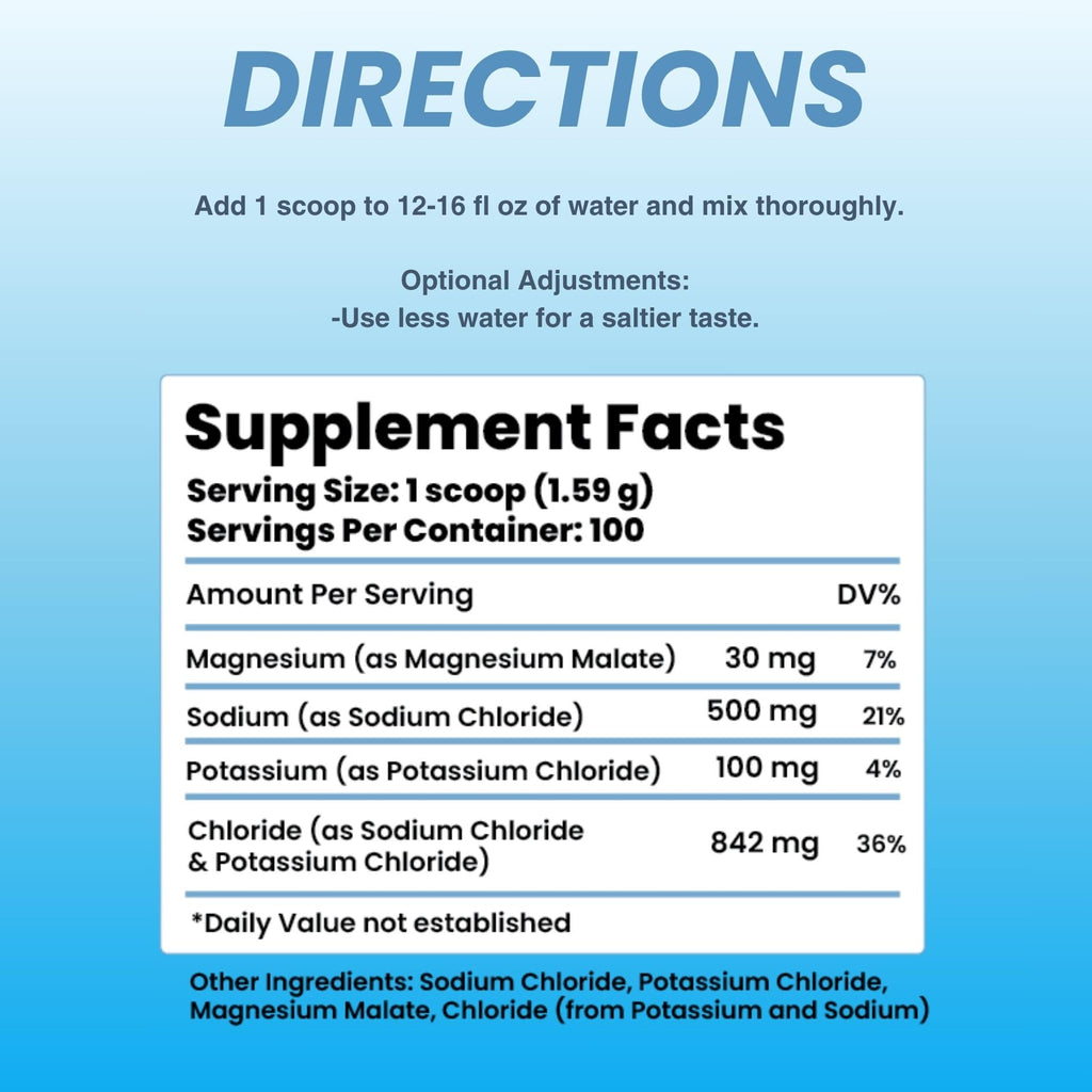 The Good Intentions Club Fasting Electrolytes - Unflavored Electrolyte Powder - 100 Servings - Fasting Salts - Fasting Supplement - Electrolytes for Fasting - FENGGESTORE20