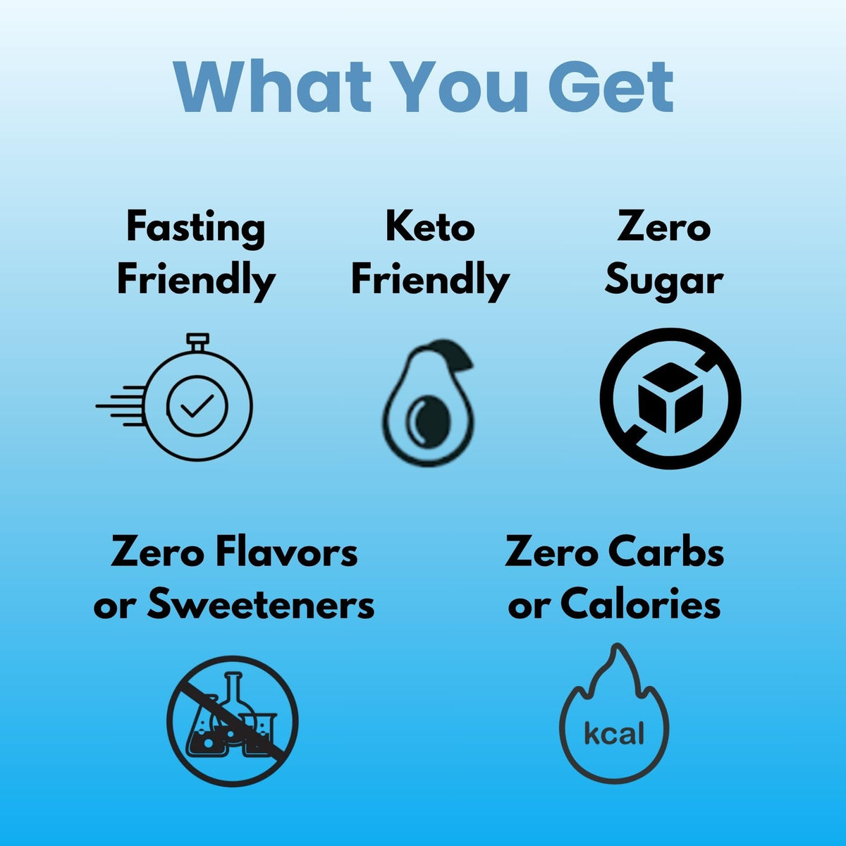 The Good Intentions Club Fasting Electrolytes - Unflavored Electrolyte Powder - 100 Servings - Fasting Salts - Fasting Supplement - Electrolytes for Fasting - FENGGESTORE20