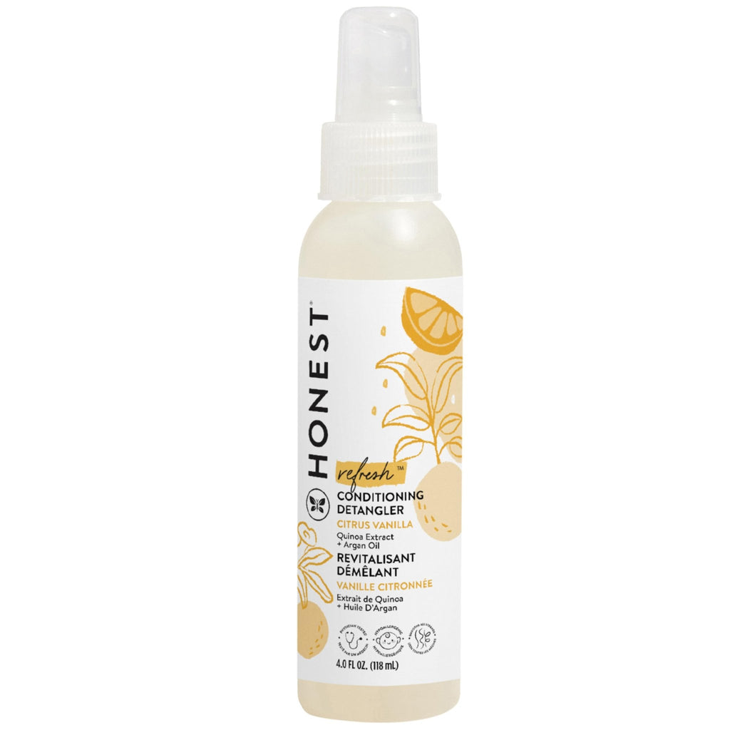 The Honest Company Conditioning Hair Detangler, Tear-Free, Hypoallergenic, Leave-In Conditioner and Fortifying Spray - FENGGESTORE20