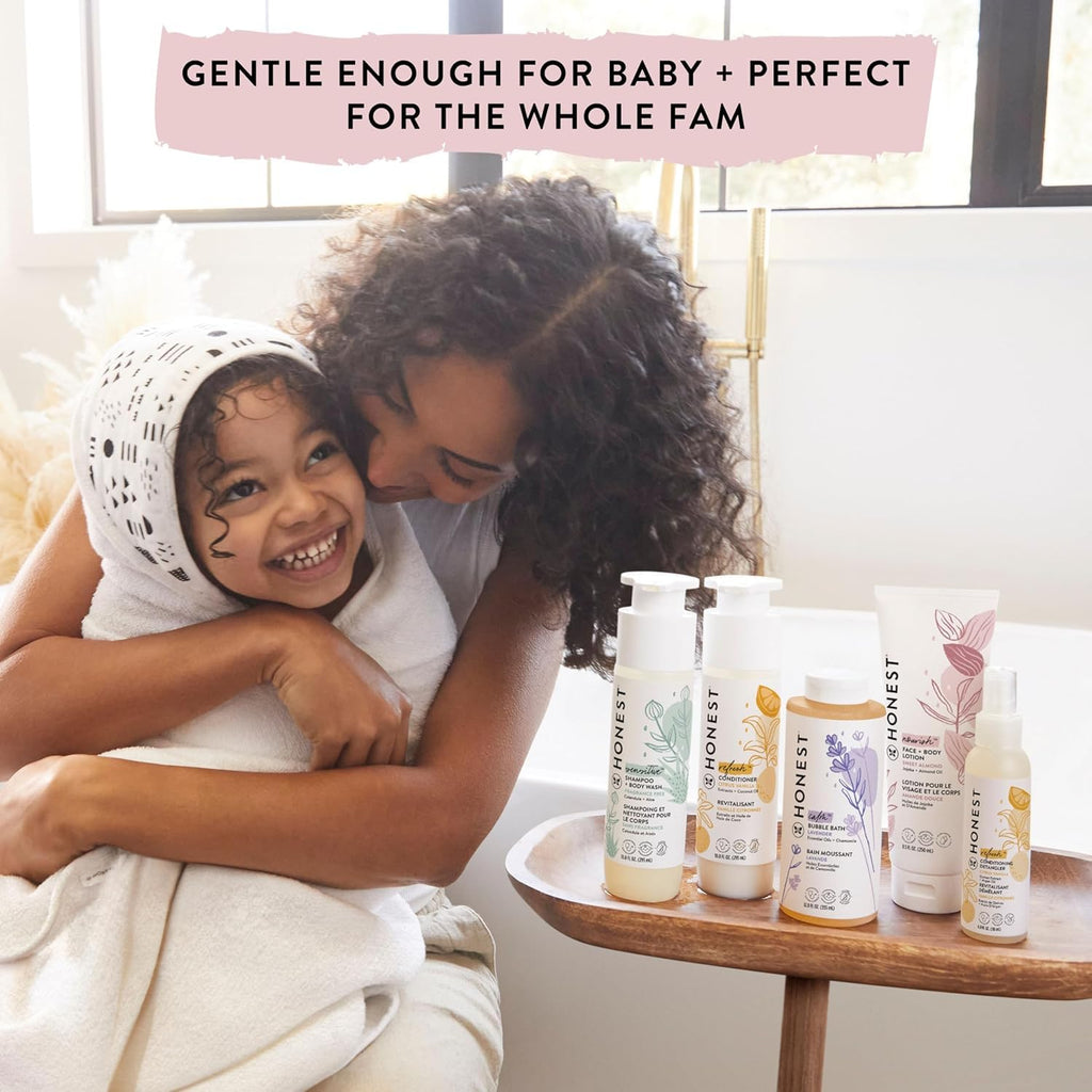 The Honest Company Conditioning Hair Detangler, Tear-Free, Hypoallergenic, Leave-In Conditioner and Fortifying Spray - FENGGESTORE20