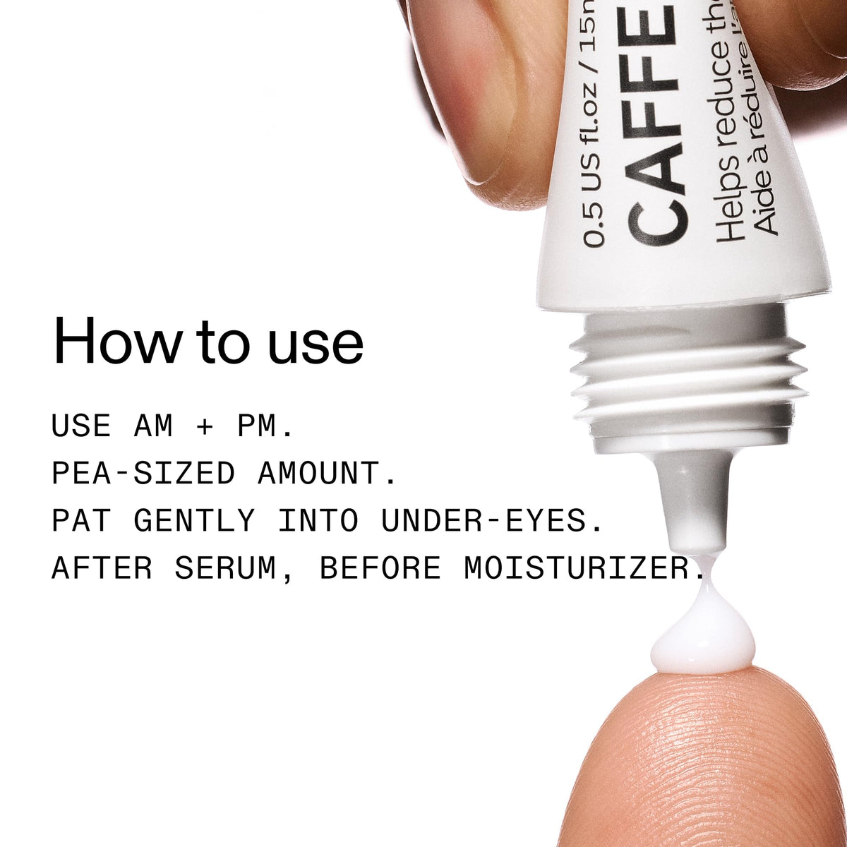 The INKEY List Caffeine Eye Cream, Reduce Eye Puffiness and Dark Circle, Blur Fine Lines, 0.5 fl oz - FENGGESTORE20