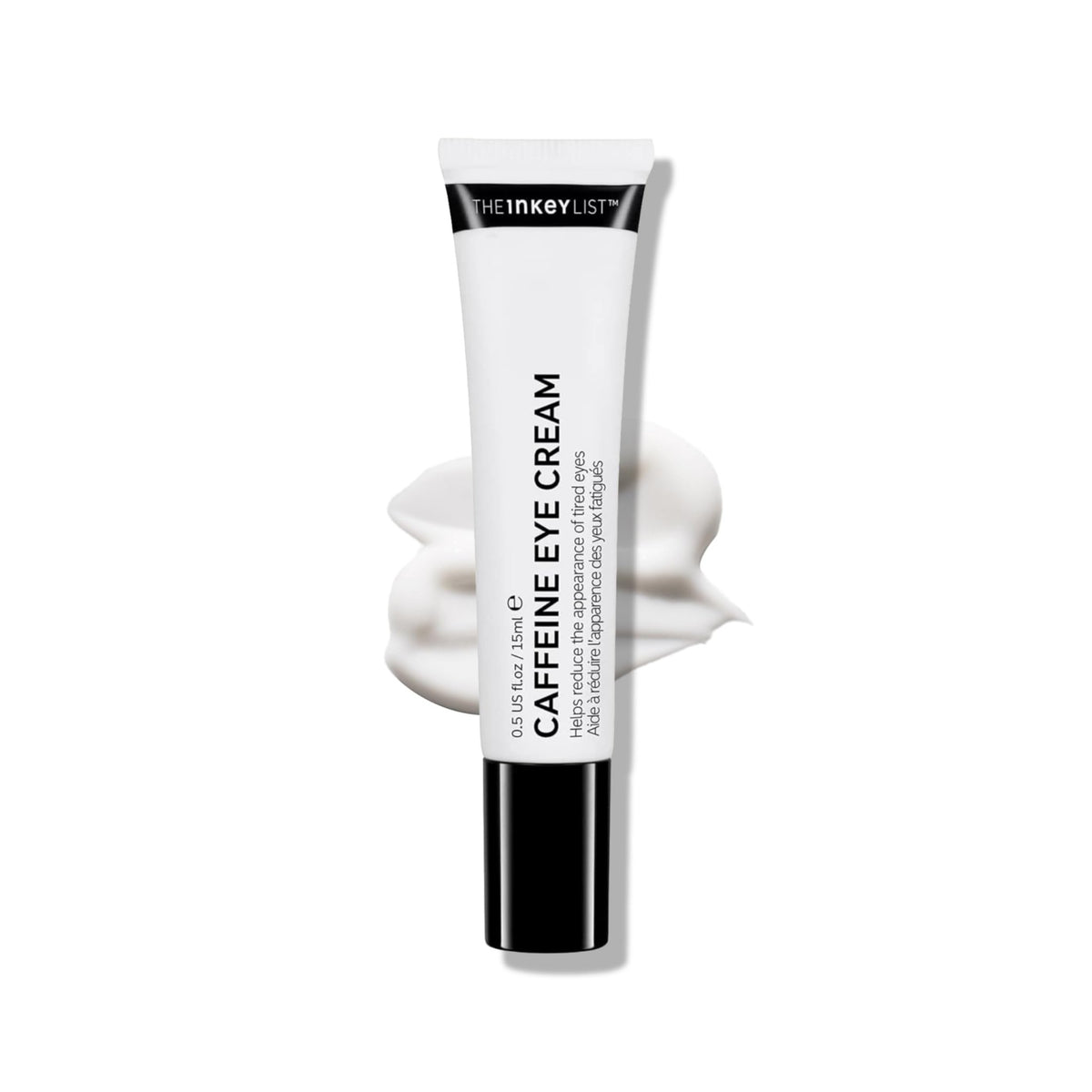 The INKEY List Caffeine Eye Cream, Reduce Eye Puffiness and Dark Circle, Blur Fine Lines, 0.5 fl oz - FENGGESTORE20
