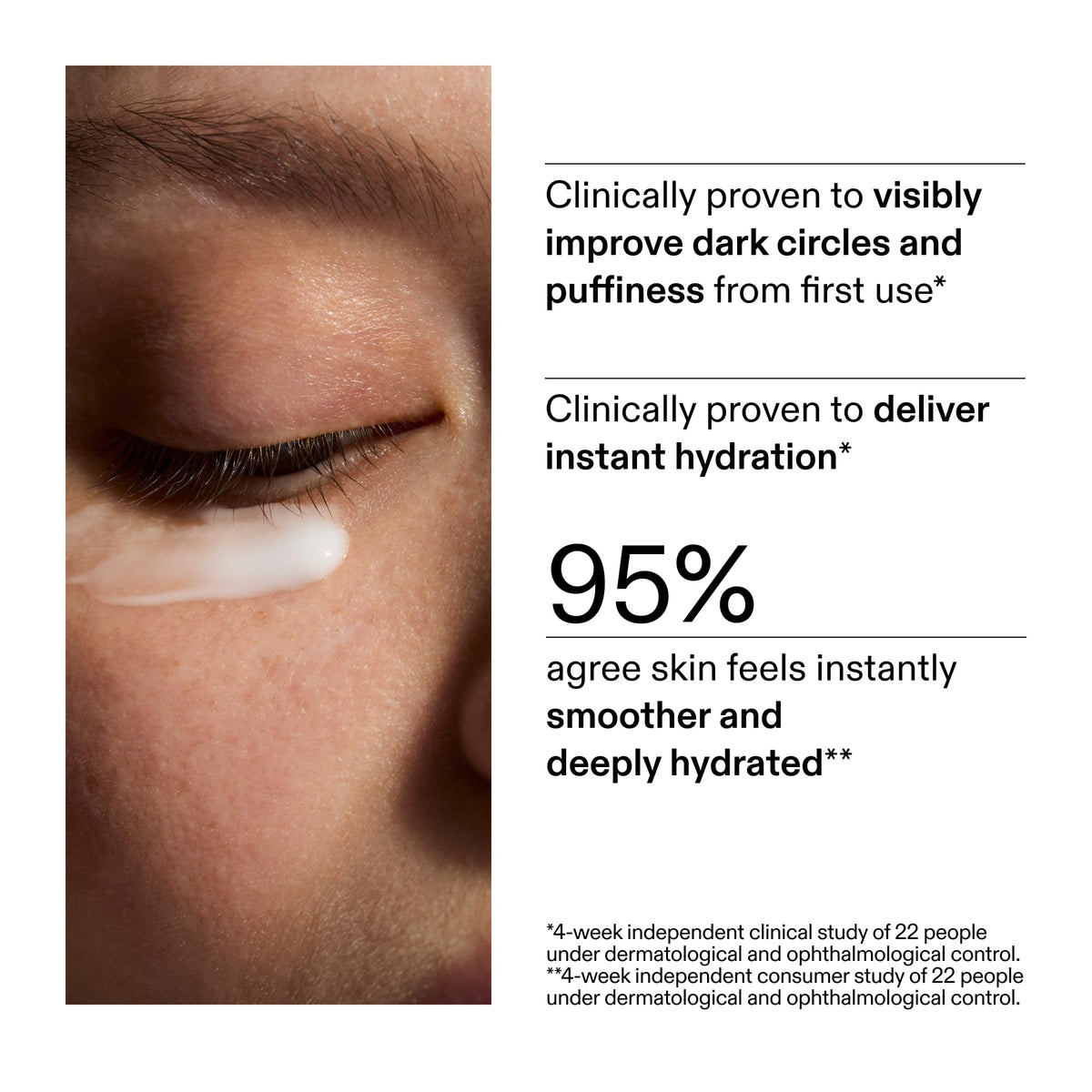 The INKEY List Caffeine Eye Cream, Reduce Eye Puffiness and Dark Circle, Blur Fine Lines, 0.5 fl oz - FENGGESTORE20