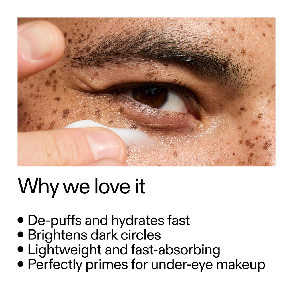 The INKEY List Caffeine Eye Cream, Reduce Eye Puffiness and Dark Circle, Blur Fine Lines, 0.5 fl oz - FENGGESTORE20