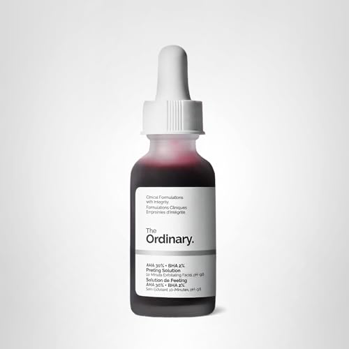 The Ordinary AHA 30% + BHA 2% Peeling Solution, Advanced Exfoliating Peel for Brighter Skin, 1 Fl Oz - FENGGESTORE20