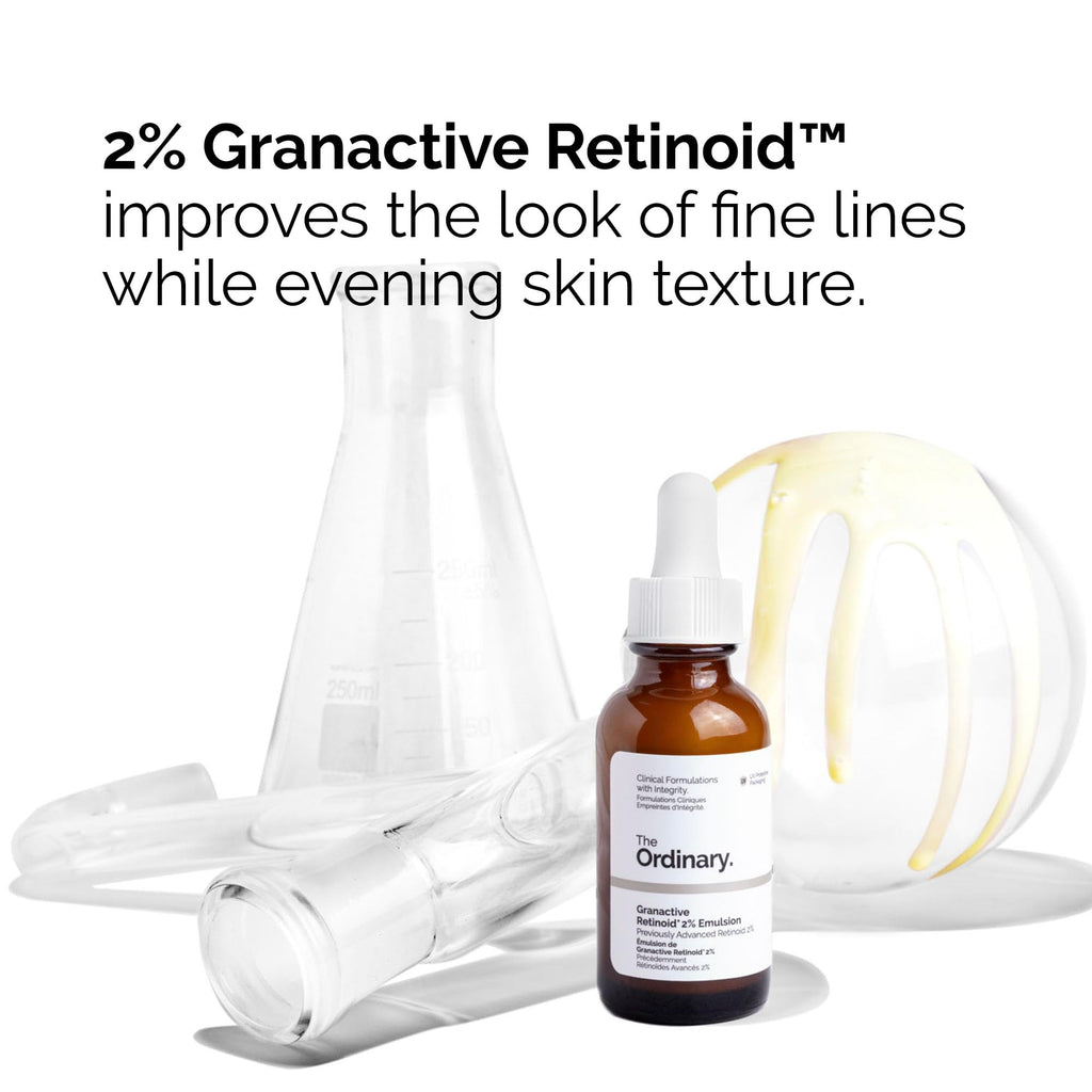 The Ordinary Granactive Retinoid 2% Emulsion, Advanced Retinoid Alternative for Anti-Aging and Skin Texture Improvement, 1 Fl Oz - FENGGESTORE20