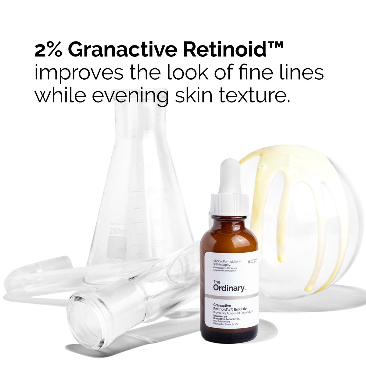The Ordinary Granactive Retinoid 2% Emulsion, Advanced Retinoid Alternative for Anti-Aging and Skin Texture Improvement, 1 Fl Oz - FENGGESTORE20