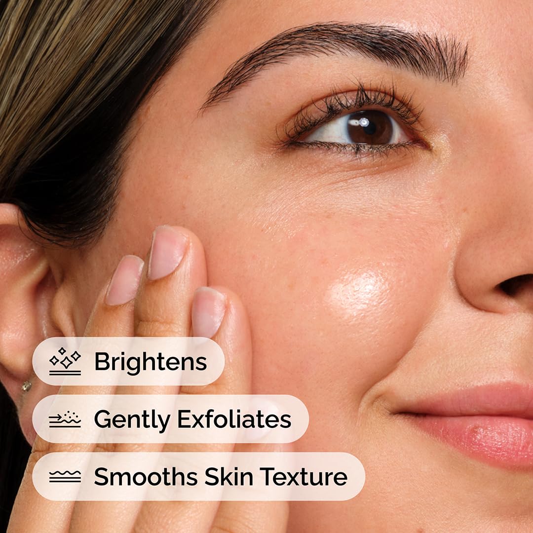 The Ordinary Lactic Acid 5% + Hyaluronic Acid 2%, Gentle Exfoliating Serum for Smoother Skin, 1 Fl Oz - FENGGESTORE20