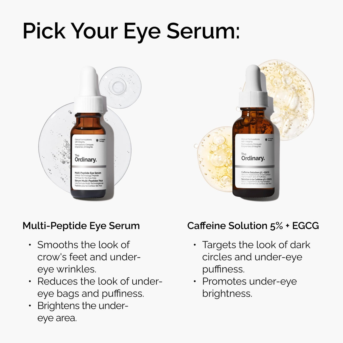 The Ordinary Multi-Peptide Eye Serum, Anti-Aging Formula for Crow’s Feet, Dark Circles & Puffiness, 0.5 Fl Oz - FENGGESTORE20