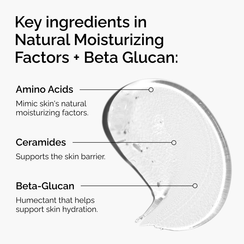 The Ordinary Natural Moisturizing Factors + Beta Glucan, Lightweight Gel Moisturizer for All-Day Hydration, 3.4 Fl Oz - FENGGESTORE20