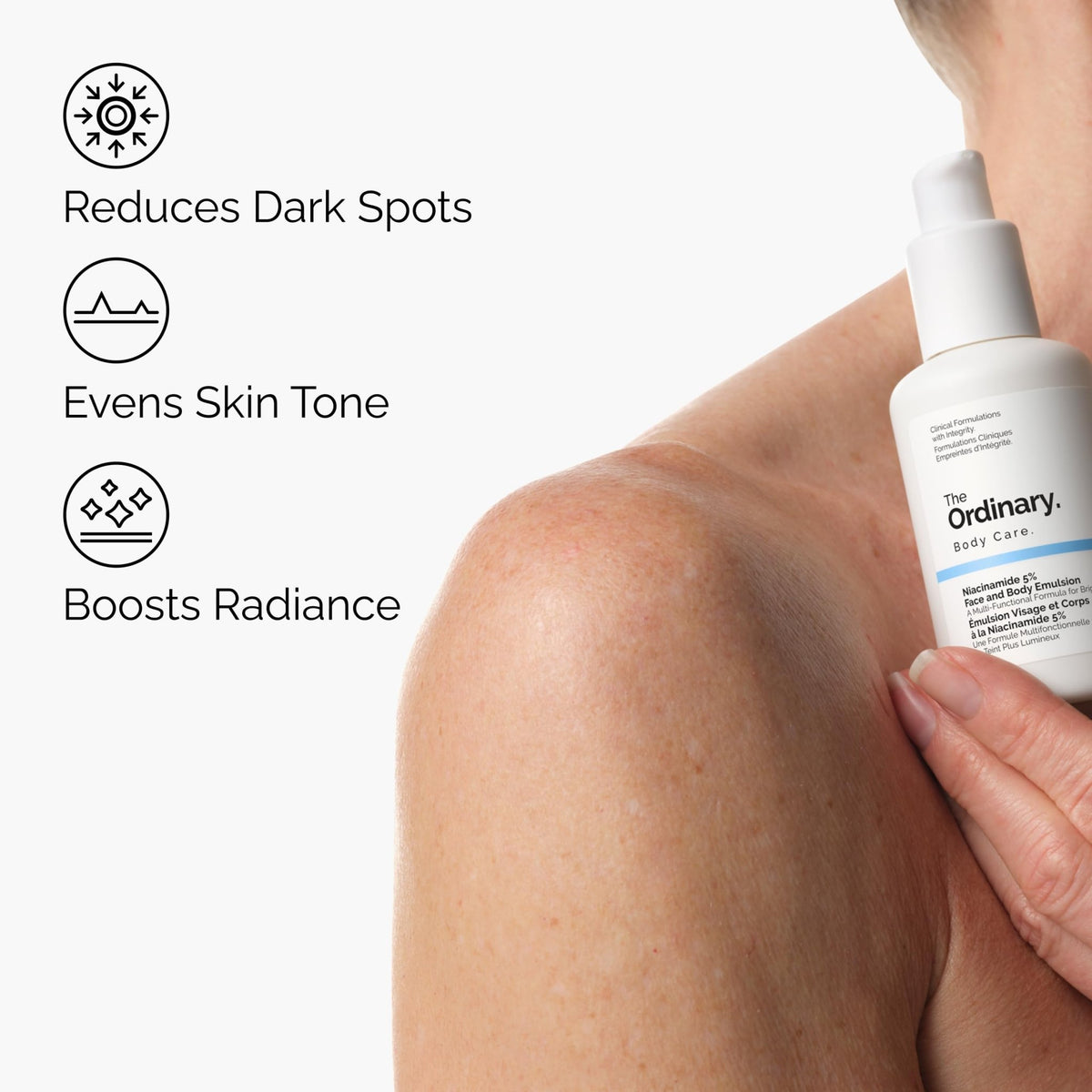 The Ordinary Niacinamide 5% Face and Body Emulsion, Dark Spot & Skin Tone Corrector, 3.4 Fl Oz - FENGGESTORE20