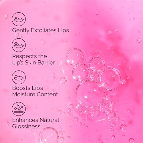 The Ordinary PHA 5% Exfoliating Lip Serum, Hydrating Overnight Lip Exfoliator Treatment, 0.5 Fl Oz - FENGGESTORE20