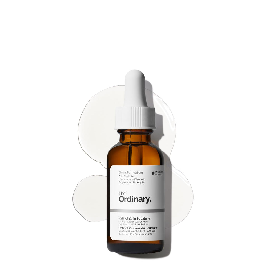 The Ordinary Retinol 1% in Squalane, High-Strength Retinol Serum for Anti-Aging and Skin Smoothing, 1 Fl Oz - FENGGESTORE20
