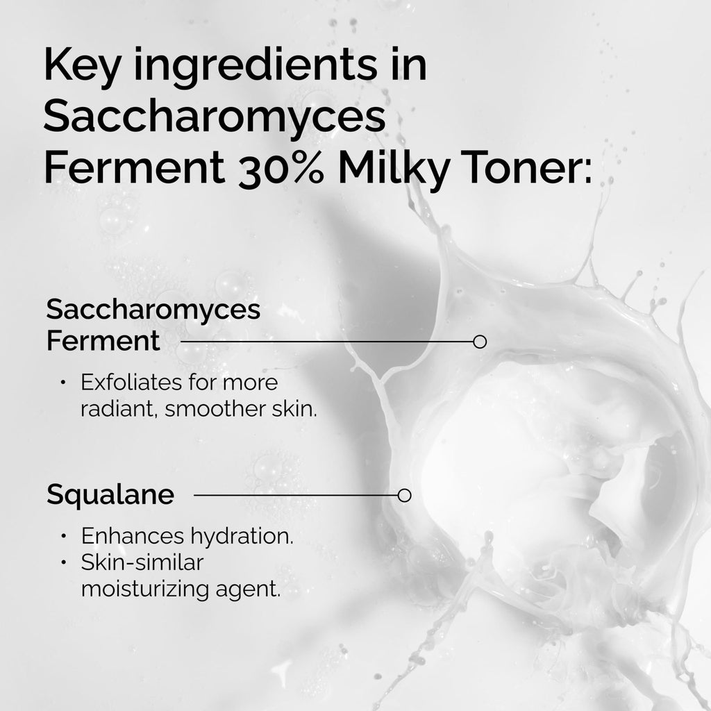 The Ordinary Saccharomyces Ferment 30% Milky Toner, Exfoliating and Hydrating Toner for Smoother, Brighter Skin, 3.4 Fl Oz - FENGGESTORE20