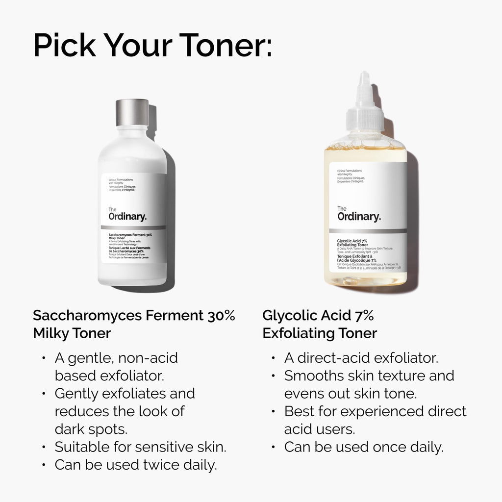 The Ordinary Saccharomyces Ferment 30% Milky Toner, Exfoliating and Hydrating Toner for Smoother, Brighter Skin, 3.4 Fl Oz - FENGGESTORE20