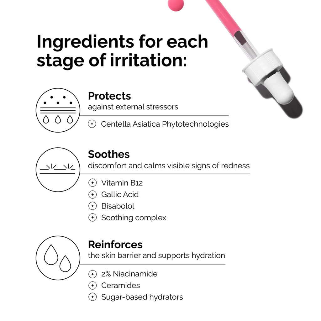 The Ordinary Soothing & Barrier Support Serum, Redness-Reducing & Hydrating Solution for Skin Barrier Recovery, 1 Fl Oz - FENGGESTORE20
