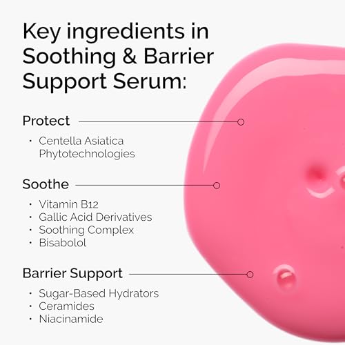 The Ordinary Soothing & Barrier Support Serum, Redness-Reducing & Hydrating Solution for Skin Barrier Recovery, 1 Fl Oz - FENGGESTORE20