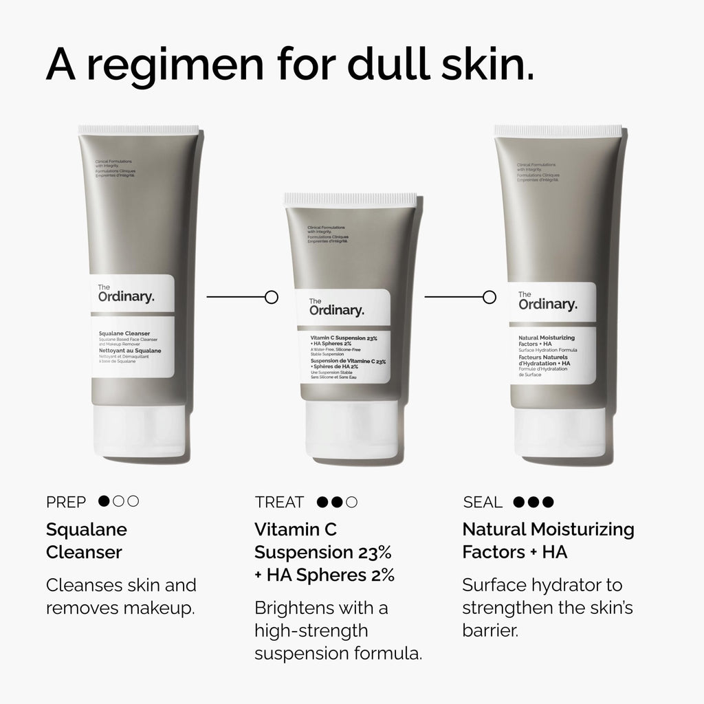 The Ordinary Vitamin C Suspension 23% + Hyaluronic Acid Spheres 2%, Serum with Pure L-Ascorbic Acid, 1 Fl Oz - FENGGESTORE20