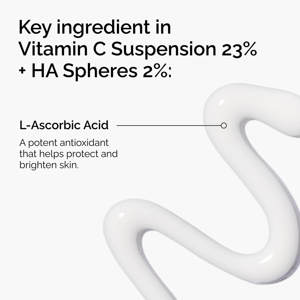 The Ordinary Vitamin C Suspension 23% + Hyaluronic Acid Spheres 2%, Serum with Pure L-Ascorbic Acid, 1 Fl Oz - FENGGESTORE20