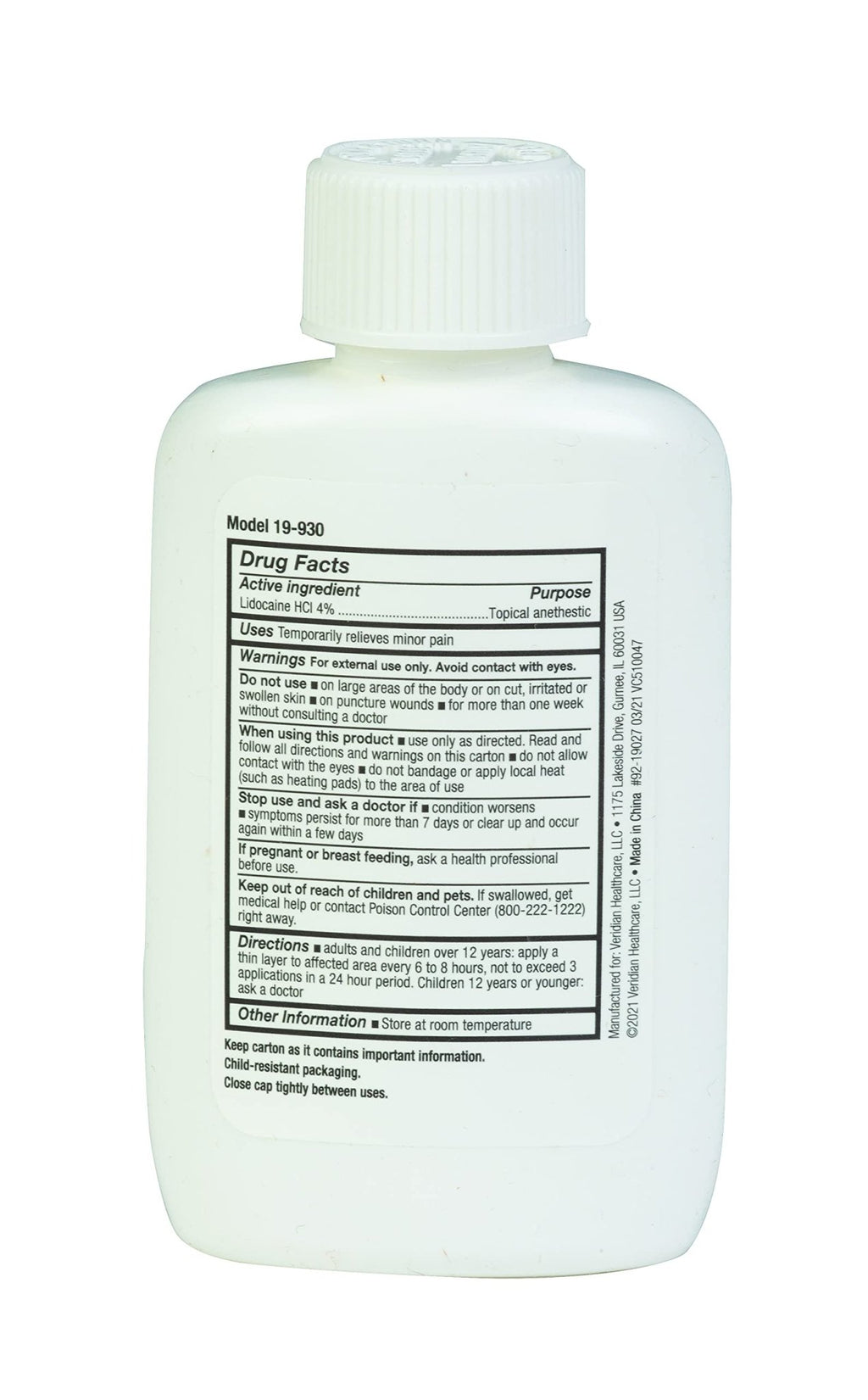 TheraCare Maximum Strength OTC Lidocaine Cream | Numbs Away Pain | Long-Lasting Relief | Non-Greasy | 1.75 Oz - FENGGESTORE20