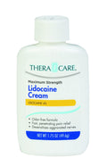 TheraCare Maximum Strength OTC Lidocaine Cream | Numbs Away Pain | Long-Lasting Relief | Non-Greasy | 1.75 Oz - FENGGESTORE20