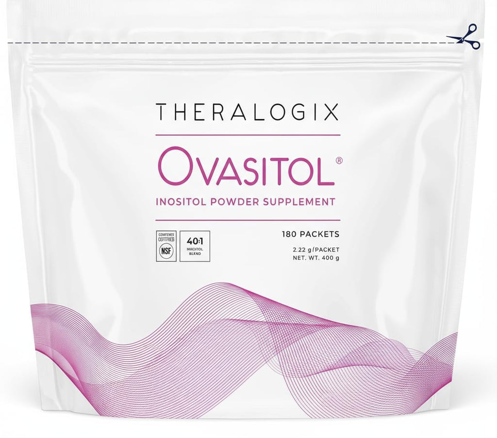 Theralogix Ovasitol Inositol Powder Packets - 90-Day Supply - Myo-Inositol & D-Chiro Inositol for Hormone Balance & Ovarian Function Support - FENGGESTORE20
