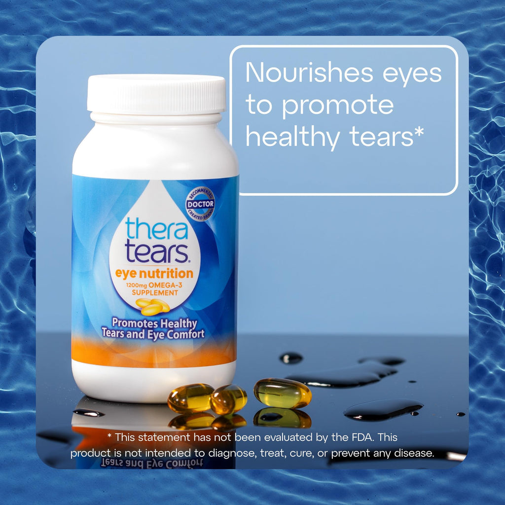 TheraTears Omega 3 Supplement, 1200mg, 90 ct (Pack of 1) - FENGGESTORE20