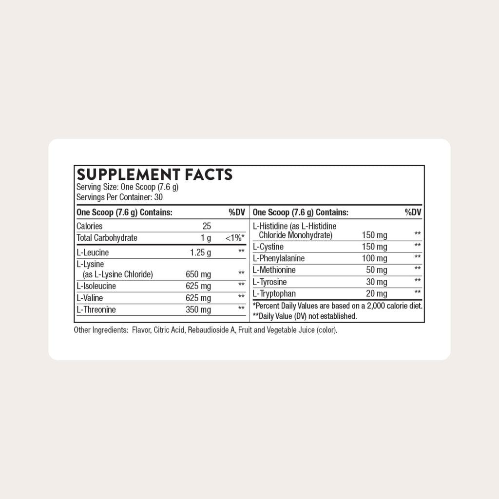 THORNE - Amino Complex - Clinically-Validated EAA and BCAA Powder for Pre or Post-Workout - Promotes Lean Muscle Mass & Exercise Recovery - Berry - NSF Certified for Sport - FENGGESTORE20