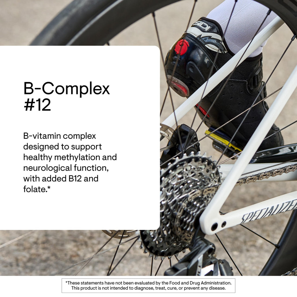THORNE - B-Complex #12 - Vitamin B Complex with Choline Supplement - Supports Cellular Energy Production & a Healthy Nervous System* - Third-Party Certified - FENGGESTORE20