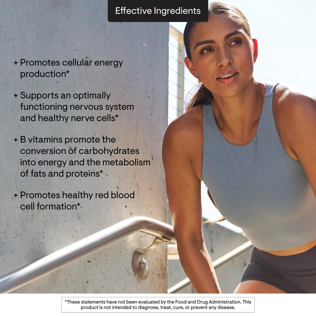 THORNE - Basic B-Complex - Tissue-Ready Vitamin B Complex Supplement with Choline - Supports Cellular Energy Production, Brain Health & Red Blood Cell Formation - FENGGESTORE20