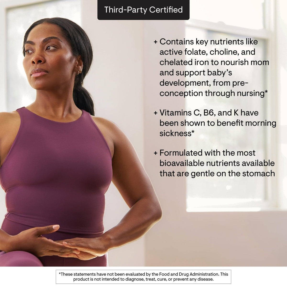 THORNE - Basic Prenatal - Well-Researched Folate Multi for Pregnant & Nursing Women - Includes 18 Vitamins & Minerals, Plus Choline - Third-Party Certified - FENGGESTORE20