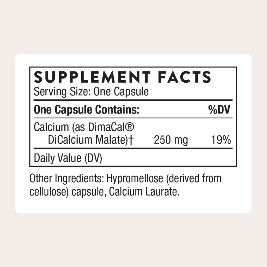 THORNE - Calcium - (Formerly DiCalcium Malate) - Chelated Calcium for Enhanced Absorption with DimaCal for Bone Density Support - FENGGESTORE20