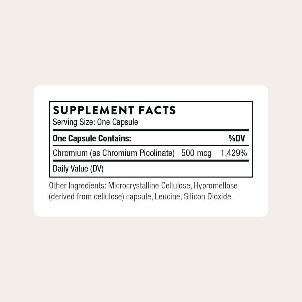 THORNE - Chromium Picolinate - Essential Mineral Supplement for Healthy Metabolism Support - Supports Carbohydrate Cravings* - FENGGESTORE20