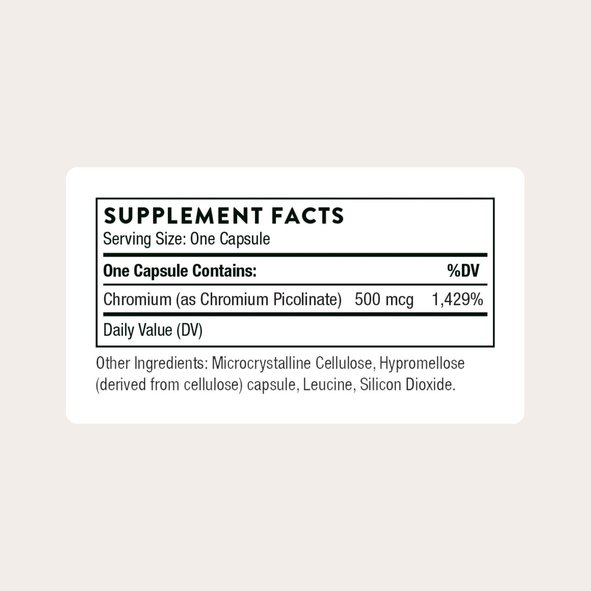 THORNE - Chromium Picolinate - Essential Mineral Supplement for Healthy Metabolism Support - Supports Carbohydrate Cravings* - FENGGESTORE20